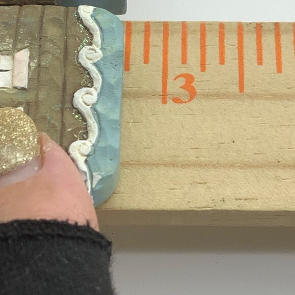 Noah's Ark Ornament 2.75" x 6" 4 Mini Panels Giraffe Lion Elephant Christmas - Picture 4 of 5